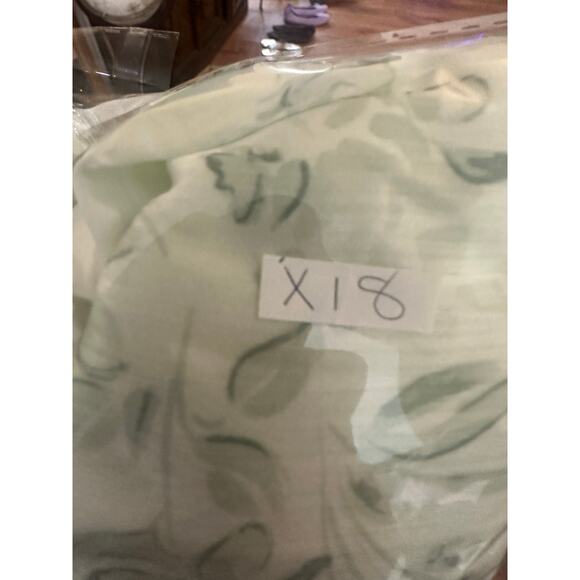 Sachin + Babi Sz 4 Chelsea Floral One-Shoulder Gown Mint Green Sage Great! - Picture 8 of 8